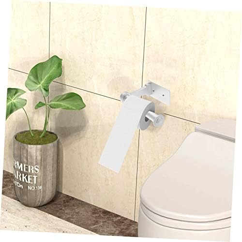 KALLORY Wall Mounted Toilet Paper Holder with Storage