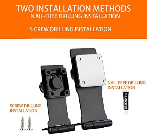 MIKMAYTOO Heavy Duty Gate Latch 3mm Thick