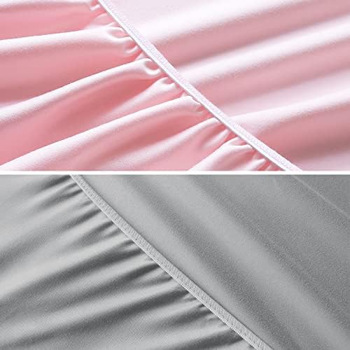 Biloban Waterproof Bassinet Sheets 2 Pack Ultra Soft Microfiber 1
