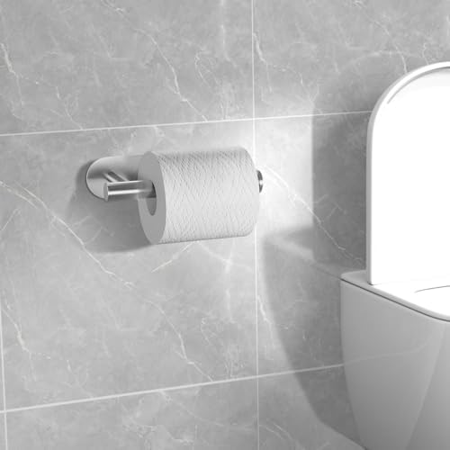 CasaCulina Toilet Paper Holder 2Pack Brushed Nickel 1