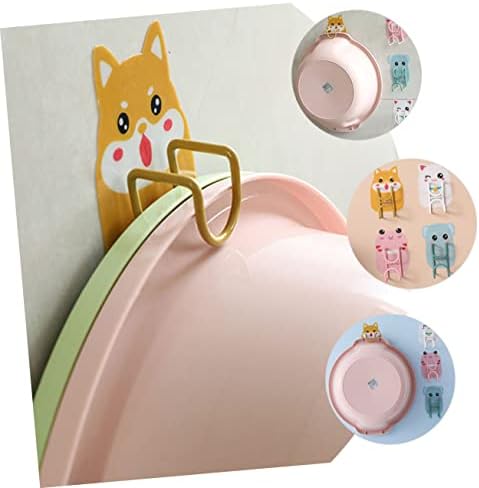 Cute Animal Wall Hook Set for Bathroom and Kitchen Use