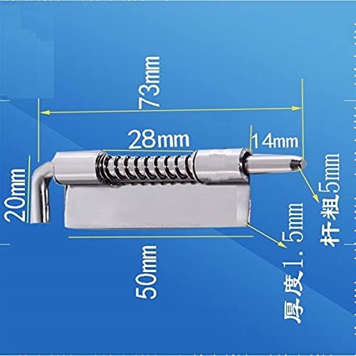 SHAUNI Door Bolt 35 Inch Left Silver Latch