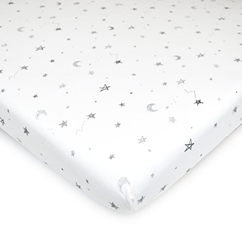 TL Care 2 Pack Natural Cotton Fitted Crib Sheets 38x24