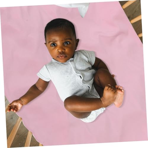 COOLHIYA Bassinet Sheet with Delicate Blue Design