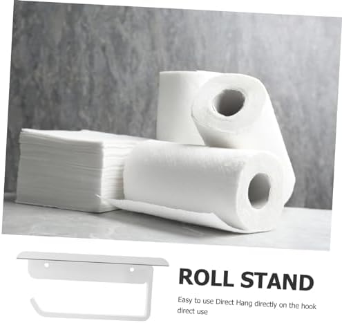 Gadpiparty Toilet Paper Holder with Shelf Wall Mounted Organizer