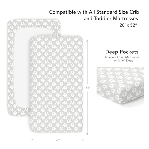 Cambria Baby Organic Cotton Crib and Bassinet Sheets Bundle
