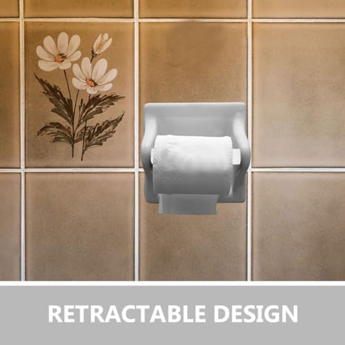Minaolulus 2pcs Toilet Paper Rod Spring Loaded Replacement for Tissue Box Holder