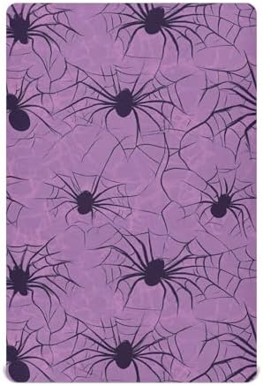 Gbjiemia Purple Crib Sheets for Boys Girls Soft and Breathable