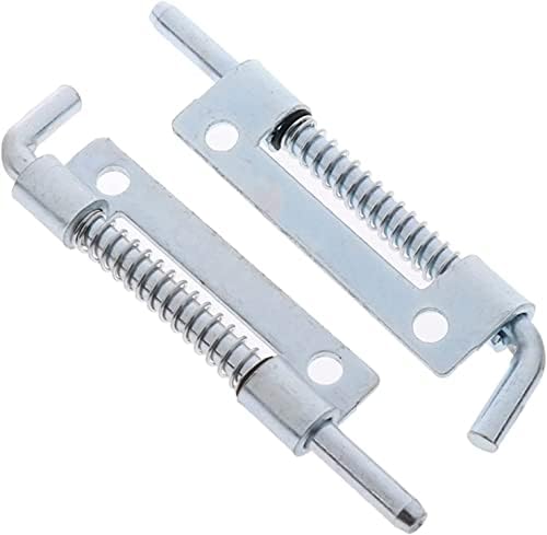 SHAUNI Slide Latch Gate Bolt Lock 1Pc Metal Silver