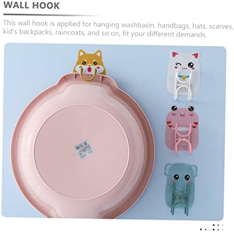 Cute Animal Wall Hook Set for Bathroom and Kitchen Use