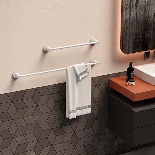 ZUEXT Adjustable Towel Bar 16-276 Inch Oil Rubbed White