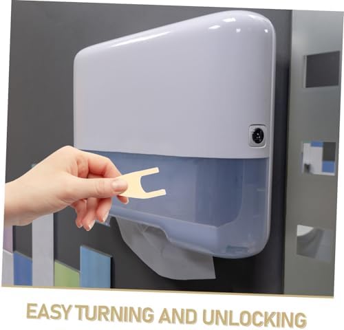 ULTECHNOVO White Toilet Paper Dispenser Key