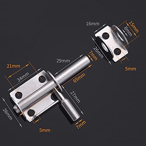 SHAUNI Door Bolt Gate Latch Heavy Duty Stainless Steel