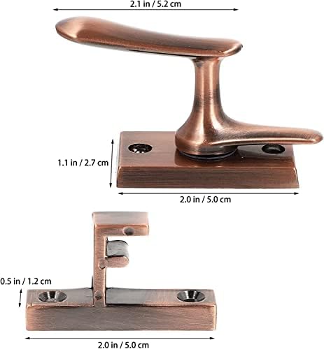 VOIV Zinc Alloy Gate Latch Lock 90 Door Holder Flip Latch