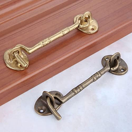 SHAUNI Slide Latch with Antique Bronze Wind Brace 1