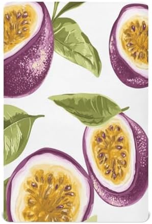 Gbjiemia Passion Fruit Crib Sheets for Baby Boys and Girls