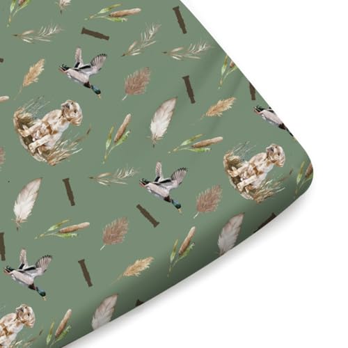 Wild Duck Crib Sheets for Boy Girl 52x28 Inch