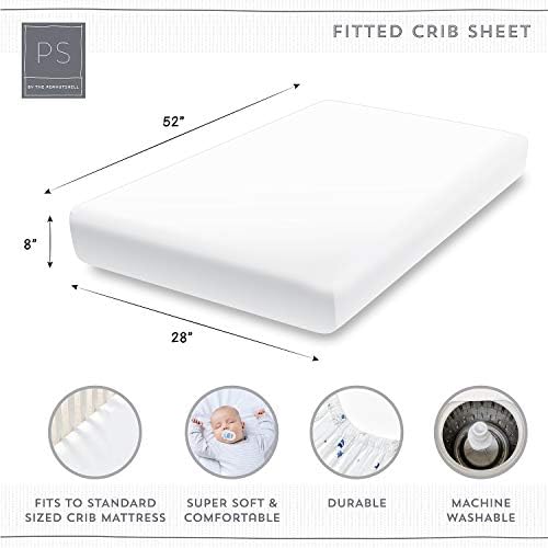XISUNYA Vintage Crib Fitted Sheet 28x52