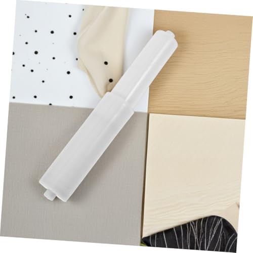 Mikikit 2pcs Spring-Loaded Toilet Paper Holder Rollers