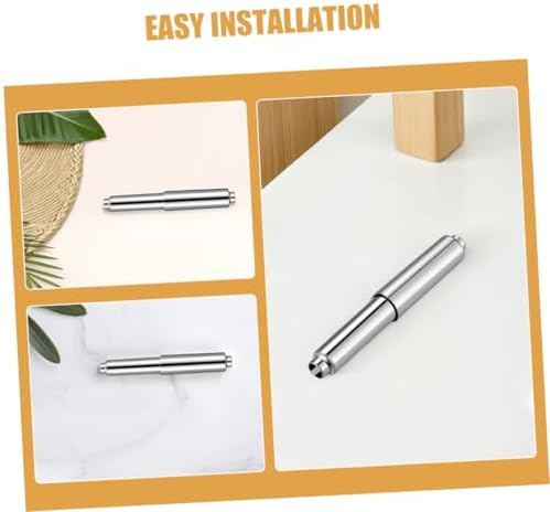 STOBOK 4PCS Toilet Paper Holder Roller Chrome Plated Durable Replacement