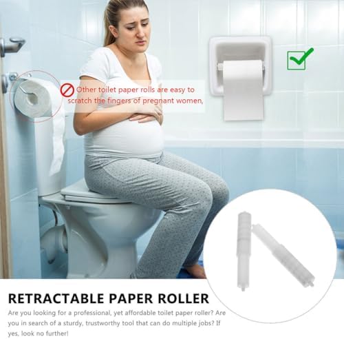 DECHOUS Adjustable Toilet Paper Holder Rod