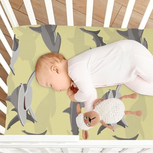 Gbjiemia Great Hammerhead Crib Sheets for Baby Boys and Girls
