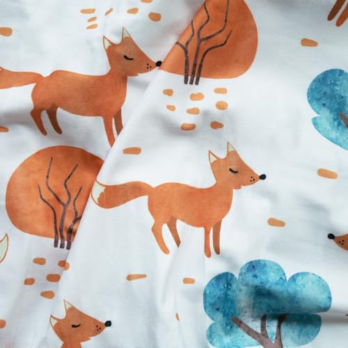 Dormlony Stretchy Fitted Crib Sheets 4 Pack Animals