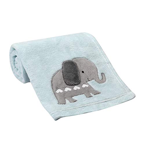 Bedtime Originals Jungle Fun Baby Blanket Blue