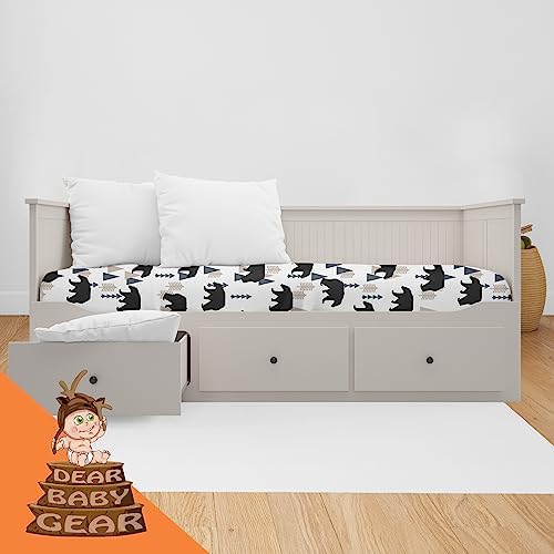 Dear Baby Gear Crib Sheets with Natural Print