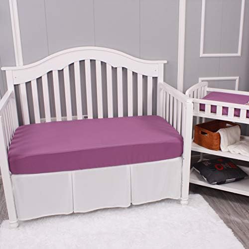 Belsden 3 Pack Waterproof Crib Sheets Set