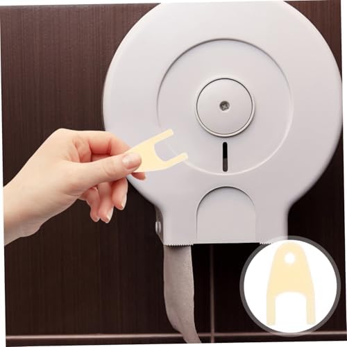 ULTECHNOVO White Toilet Paper Dispenser Key