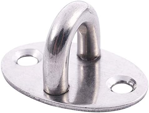 DEIHGE 1set Stainless Steel Gate Latch Silent Holder
