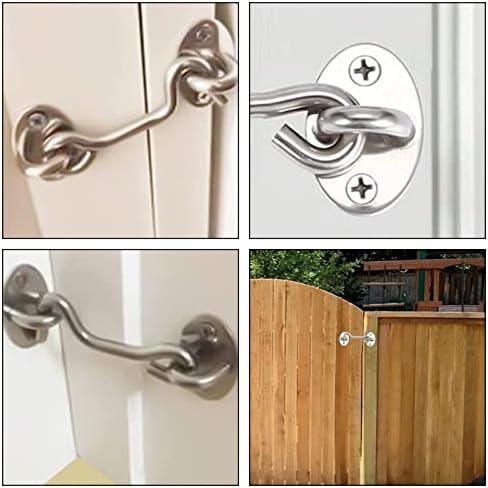SHAUNI 3 Inch Stainless Steel Gate Latch Lock