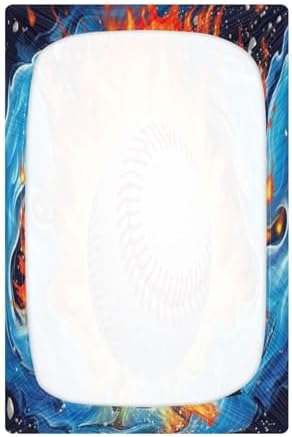 Jihqo Baseball on Fire Crib Sheets Pack N Play
