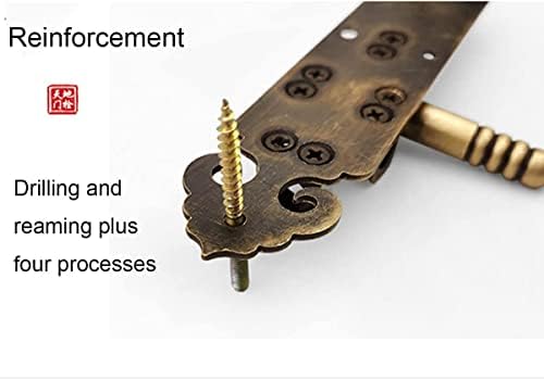 SHAUNI Antique Brass Door Slide Bolt Lock Set