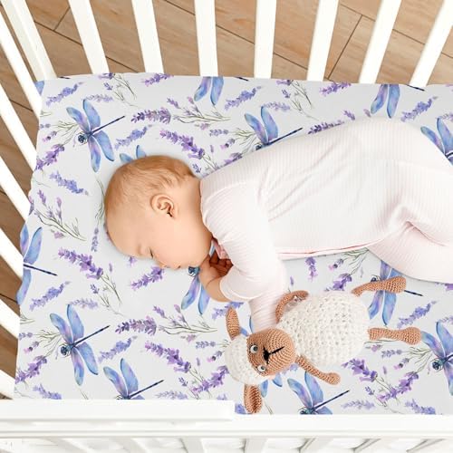 MNSRUU Crib Sheets Soft Breathable Fitted Bedding