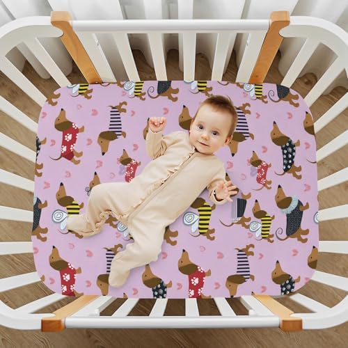 MNSRUU Crib Sheets - Soft Breathable Fitted Bassinet Playard Bedding