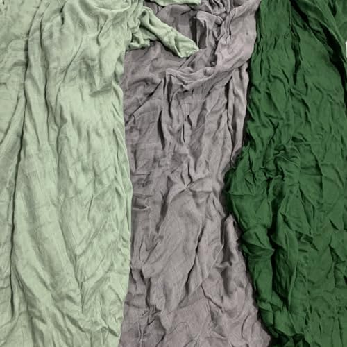Hollyoo Muslin Swaddle Blanket 47x47 Soft Silky Viscose for Newborn