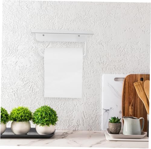 Gadpiparty Toilet Paper Holder with Shelf Wall Mounted Organizer