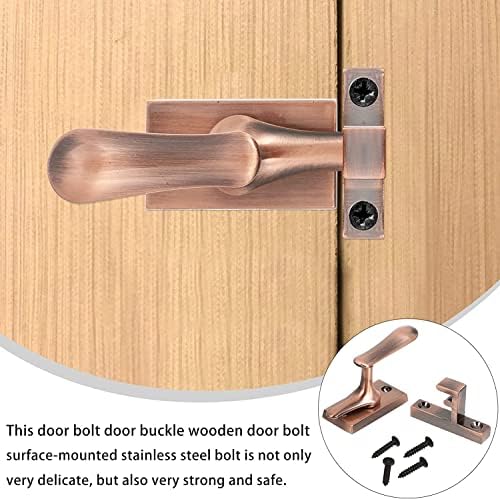 VOIV Zinc Alloy Gate Latch Lock 90 Door Holder Flip Latch
