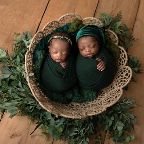 Twinkle Nest Baby Wrap Set of 3 Dark Green 1