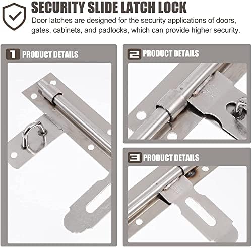 VOIV Safety Slide Bolt Door Lock for Home