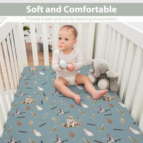 Hunting Ducks Baby Crib Sheets 52x28 Fitted
