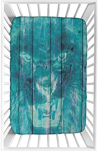 XISUNYA Decorative Crib Sheet Set Animal Print 28x52x8