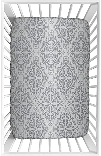 XISUNYA Vintage Mandala Crib Sheet Set 28x52