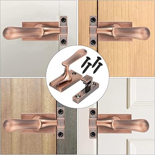 VOIV Zinc Alloy Gate Latch Lock 90 Door Holder Flip Latch