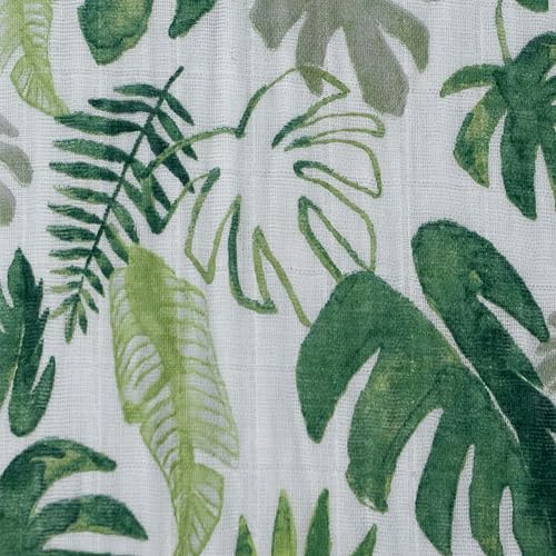 Little Unicorn Premium Crib Sheet Tropical Leaf