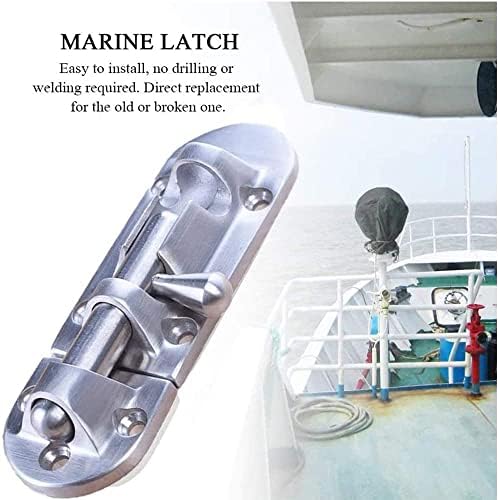 SHAUNI Stainless Steel Slide Bolt Door Lock Hasp