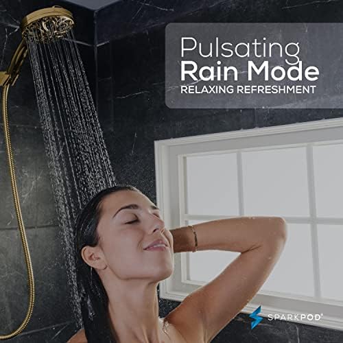 SparkPod 10-Mode Handheld Shower Head with Hose