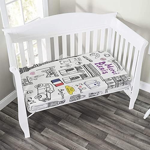 XISUNYA Decorative Crib Sheet Set Microfiber